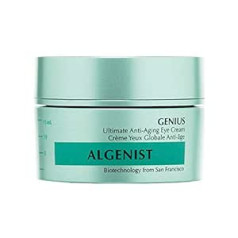 Algenist Genius Ultimate Anti-Ageing Eye Cream — веганский, укрепляющий крем для глаз против морщин и темных кругов с маслом микроводорослей и коллагеном — нек