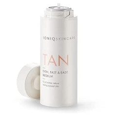 Ioniq Skincare TAN vidējais kārtridžs — augstākā līmeņa pašiedegums līdz 2 nedēļām bez svītrām, dabisks mirdzums 3 minūtēs — vegāns, patīkams aromāts — nākotnes ādas kopšanas sistēma (1 x 100 ml)