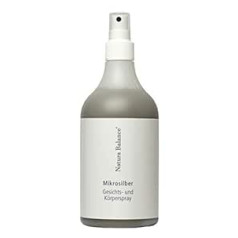 Natura Balance 500 ml Microsilver sejas un ķermeņa aerosols Microsilver Silver Spray BG Aftersun sauļošanās sudraba krēms Sudraba vegāns