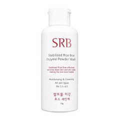 Stabilized Rice Bran Korean Beauty (SRB) rīsu kliju enzīmu pulveris, sejas kopšana un pīlings, attīra pīlings, izgaismo ādu, kopšana - 70 grami