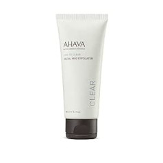 Ahava Time to Clear Face Mud Scrub - Gentle Face Scrub with Mineral Mud and Tiny Granules - 100 ml