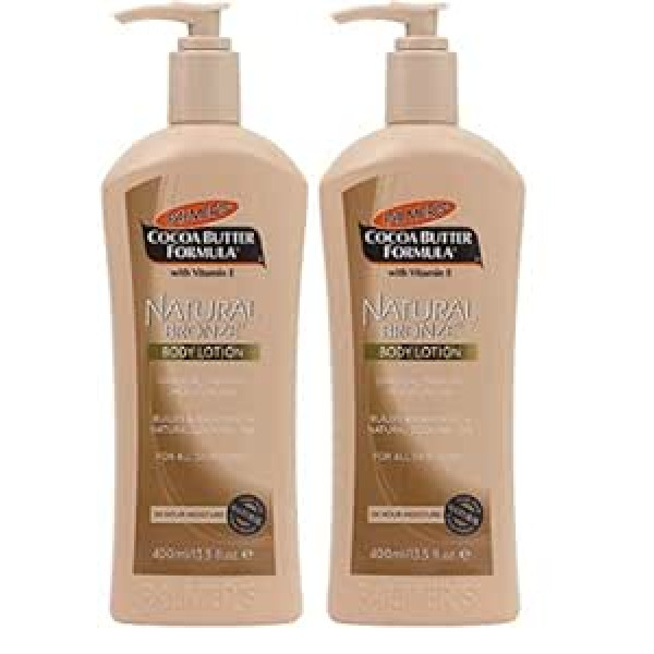 Palmer's Natural Bronze 2 x Cocoa Butter ķermeņa losjons 400 ml