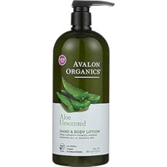 Avalon Organics roku un ķermeņa losjons Aloe bez smaržas - 32 fl oz