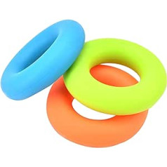 3 Silicone Hand Trainer Ring Finger Trainer Ring Climbing Hand Muscle Trainer for Muscle Built Physical Therapy Office Stress Relief Training Device for Arthritis Finger Physiotherapy (30/40/50 lbs)