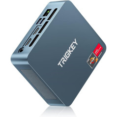 TRIGKEY Mini PC Speed S5 Ryzen 7 5700U, 32GB DDR4+500GB M.2 SSD HDMI+DP+C tips/WiFi 6/BT5.0/USB3.2*3