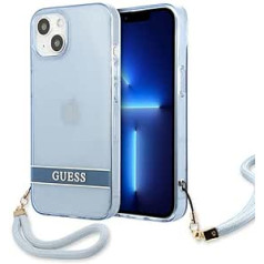 Guess GUHCP13MHTSGSB futrālis iPhone 13 6,1 collas zils caurspīdīgs skapis