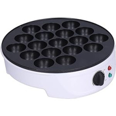 Takoyaki automāts, 750 W nepiedegošā astoņkāju grila paplāte, 18 caurumi, divpusēja apkure, virtuve, elektriskā mašīna gatavošanai, japāņu Takoyaki astoņkāju bumbiņas (nr. 2)