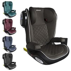 XOMAX A23 Isofix bērnu sēdeklis ar pudeles turētāju I grupa 2/3, 15-36 kg, 4-12 gadi, es augu kopā ar jūsu bērnu I pārvalks noņemams un mazgājams I ECE R44/04