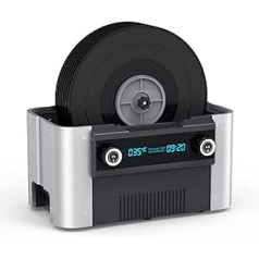 LifeBasis 6L Professional CS6.1A digitālais ultraskaņas tīrītājs Ultraskaņas ierakstu tīrītājs ierakstu CD 49kHZ 240W ar taimeri un apkures ierakstu turētāju un drenāžas cauruli rūpnieciskiem piederumiem