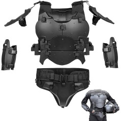 Zhongren Tactical Airsoft Bruņu vestu komplekts Militārās taktiskās vestes Regulējams Tactical Molle Krūškurvja aizsargs peintbola kaujas aprīkojumam CS Modulārais Cosplay lauka treniņš