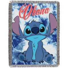 Disney Lilo & Stitch Shibori Stitch auduma gobelēns, 48 x 60 collas, daudzkrāsains