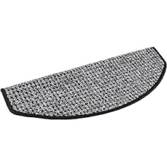 andiamo Newport Stair Mats Robust Easy Care Pack of 15 Grey