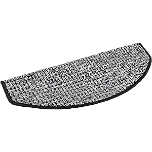 andiamo Newport Stair Mats Robust Easy Care Pack of 15 Grey
