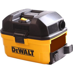 DEWALT 15 l mitrais/sausais putekļsūcējs DXV15T, instrumentu kastes mitrais/sausais putekļsūcējs, 15 l, dzeltens/melns, 1100 W, 15 litri, 82 decibeli