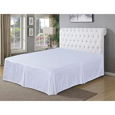 800 Thread Count 100% Pure Egyptian Cotton Sateen Super Soft Hotel Quality Double - White