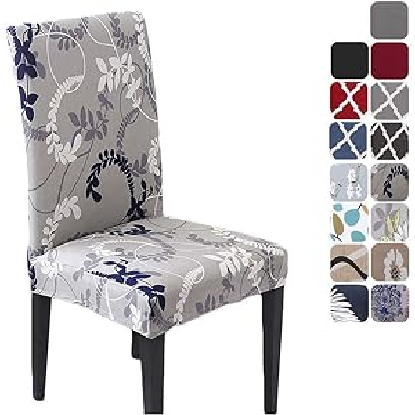 Hzdhclh Chair Slipcover Krēsla pārklājuma krēms Mazgājams maigums 4/6 gabaliņiem Elastīga uzstādīšana Krēsla aizsardzība