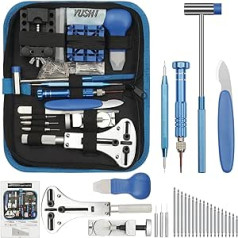 185 Pieces Watch Repair Tool Kit, Watch Tool Set, Back Case Remover Opener Removal Tool, Strap Link Removal Adjustment Kit, Spring Pin Bar Watchmaker Tools Kit, Watchmaker Tool