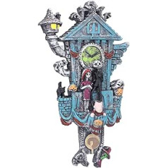 FOLOSAFENAR Nightmare Christmas Cuckoo Clock, Halloween Wall Clock, Vivid Detail, Halloween Ornaments, Versatile to Enhance the Ambiance of the Whole Festival