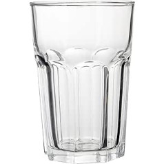 Premier Housewares Luxor Glasbecher, 4er komplekts, 500ml, KlarGlas