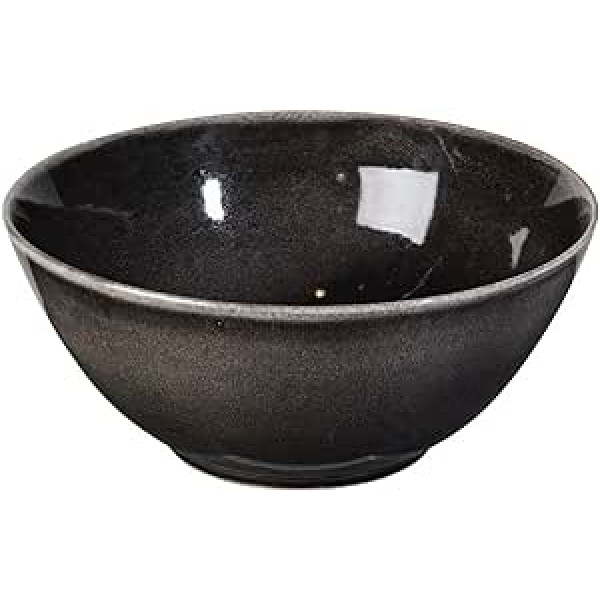 broste Copenhagen Nordic Coal Bowl Diametrs 25 cm Brūns/Melns