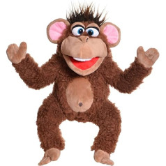 Living Puppets Fuzius W874 Monkey Hand Puppet Made of High-Quality Materials in Great Colours, Size: 40 cm