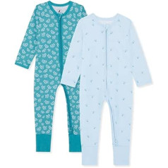 Bramble & Bear Unisex Baby Sleepsuit (Pack of 2)