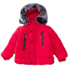 Odziezet Baby Down Jacket Boys Winter Jacket with Fur Collar Warm Girls Down Coat Trench Coat Thick 1-6 Years Old