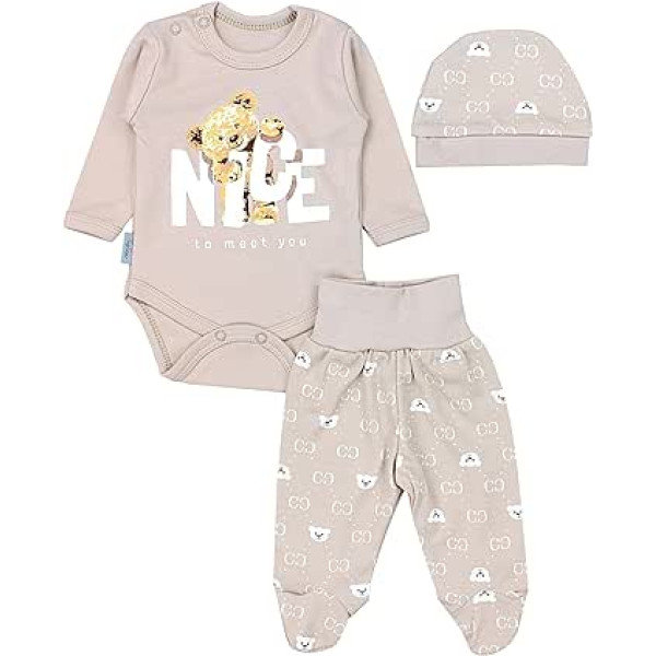 TupTam 3-Piece Unisex Baby Clothing Set with Print