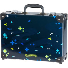 Schneiders Sonic 49529-072 Children's Suitcase, Approx. 24 x 33 x 10.5 cm, with Carry Handle and 2 Metal Clasps, for Storing Craft Supplies, for Playing and Travelling