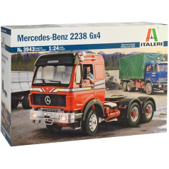 ITALERI 3943S - 1:24 Mercedes-Benz 2238 6x4, Modeļu veidošanas komplekts, Stāvmodeļu veidošana, Amatniecība, Hobijs, Līmēšana, Plastmasas komplekts, Detalizēts