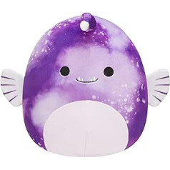 Squishmallows SQK3303 Easton the Fishing Fish, 30 cm, Oficiālā Kelly Toys plīša īpaši mīksta mīksta rotaļlieta