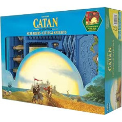 Catan Studios, 3D Expansion Seafarers Cities un Knights galda spēle | Vecums 12+ | 3-4 spēlētāji | Vairāk nekā 90 minūšu atskaņošanas laiks | CN3172 | 2. paplašināšana