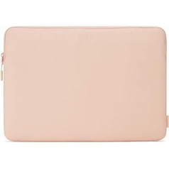 Pipetto MacBook Pro/Air 13 inch Case, Water Resistant Ripstop Fabric and Memory Foam Case, Dusty Pink