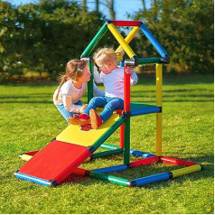 Quadro Youngster Climbing Frame for Indoor and Outdoor Use Promotes Children Development Modular & Expandable