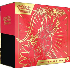 Pokémon Trading Card Game: Top Trainer Box Scarlet and Violet (Koraidon) (9 Booster Packs and Premium Accessories).