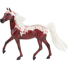 Breyer Horse Freedom sērijas sarkanā samta dekoratoru sērija 9 x 6 zirgu rotaļlietas modelis 1:12 mēroga zirga figūras modelis #62220, viens izmērs (brūns/rozā)