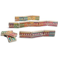 BS Rotaļlietas GA373 Domino Trains Multicolor