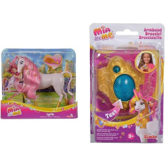 Simba 109480094 - Mia and Me Unicorn Lyria & 109480101 - Mia and Me rokassprādze / ar gaismu un skaņu / atskaņo tituldziesmu / ar paroles jautājumu