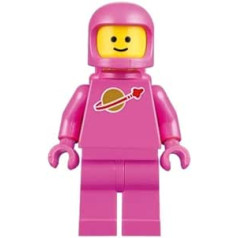 LEGO Movie 2 Pink Classic Spaceman Lenny mini figūriņa, kas sadalīta ar 70841 komplektu (kastē)