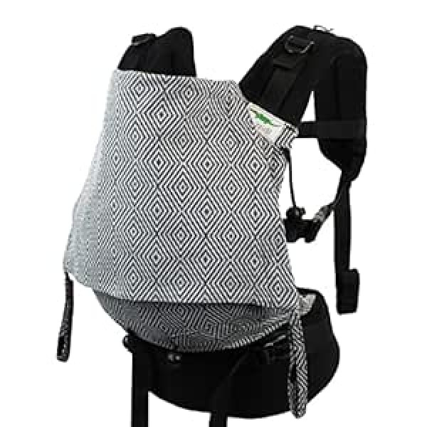 Buzzidil Diamond Baby Carrier — aug kopā ar jūsu bērnu zīdaiņiem un maziem bērniem | Vēdera turētājs, muguras turētājs un gurnu sēdeklis | XL bērnu pārvadātājs: 8–48 mēneši