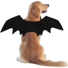 RANYPET Dog Bat Costume - Halloween Pet Costume Bat Wings Cosplay Dog Costume Cat Costume for Party M