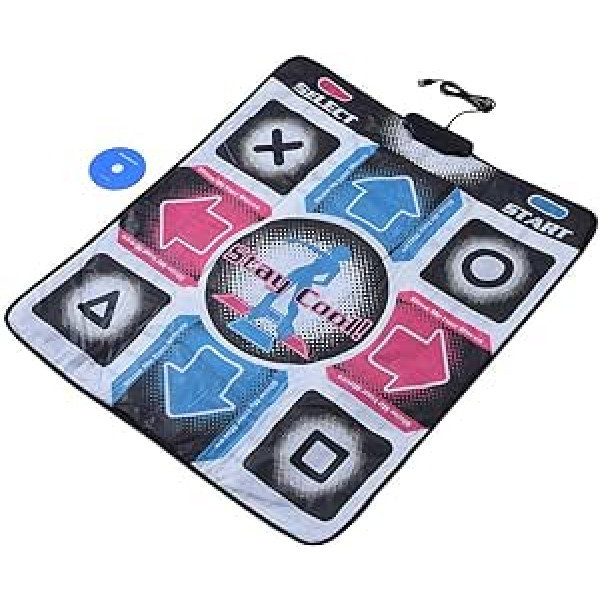 July Gift Cosiki Dance Mat Dance Mat Non-Slip Durable Wear Resistant Dancing Step Dance Mat Pad Dancer Blanket T with USB for PC