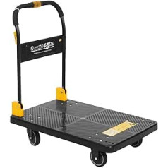 N&S Hand Trolley with One Hand Folding with Silent Wheels Load Capacity 350 kg