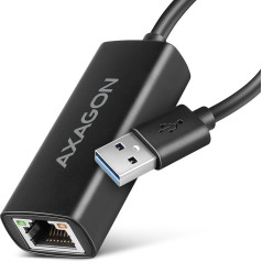 Axagon Ade-ar tīkla kartes gigabit Ethernet adapteris, usb-a 3.2 gen 1, automātiska instalēšana