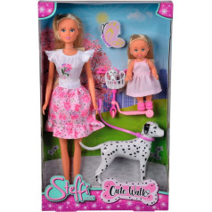 Steffi love dolls steffi and evi walking the dog