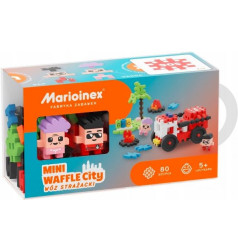 Waffle mini blocks - fire truck 80 elements