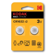 Kodak lithium batteries max cr 1632 blister x 2 pcs.