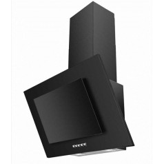 Chimney hood, wall-mounted ciarko nti 60 black (600mm; black color)