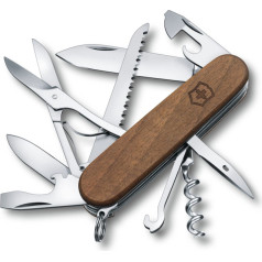 Victorinox Huntsman kabatas nazis, 15 f, 91 mm, koks