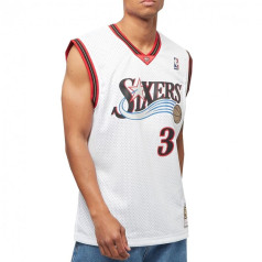 Mitchell & Ness Mitchell & Ness NBA Swingman Home Jersey 76ERS 00 Allen Aiverson M SMJYGS18200-P76WHIT00AIV / XXL